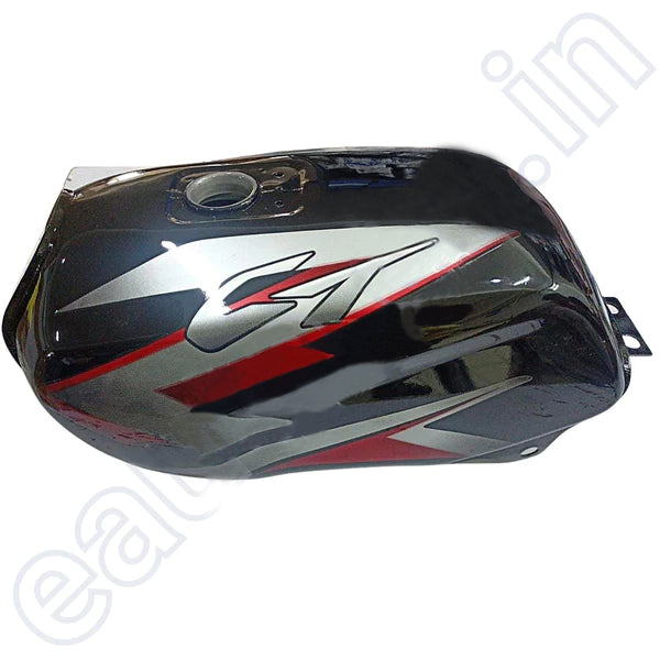 Ensons Petrol Tank for Bajaj CT 100 New Model |BS4| Black & Red
