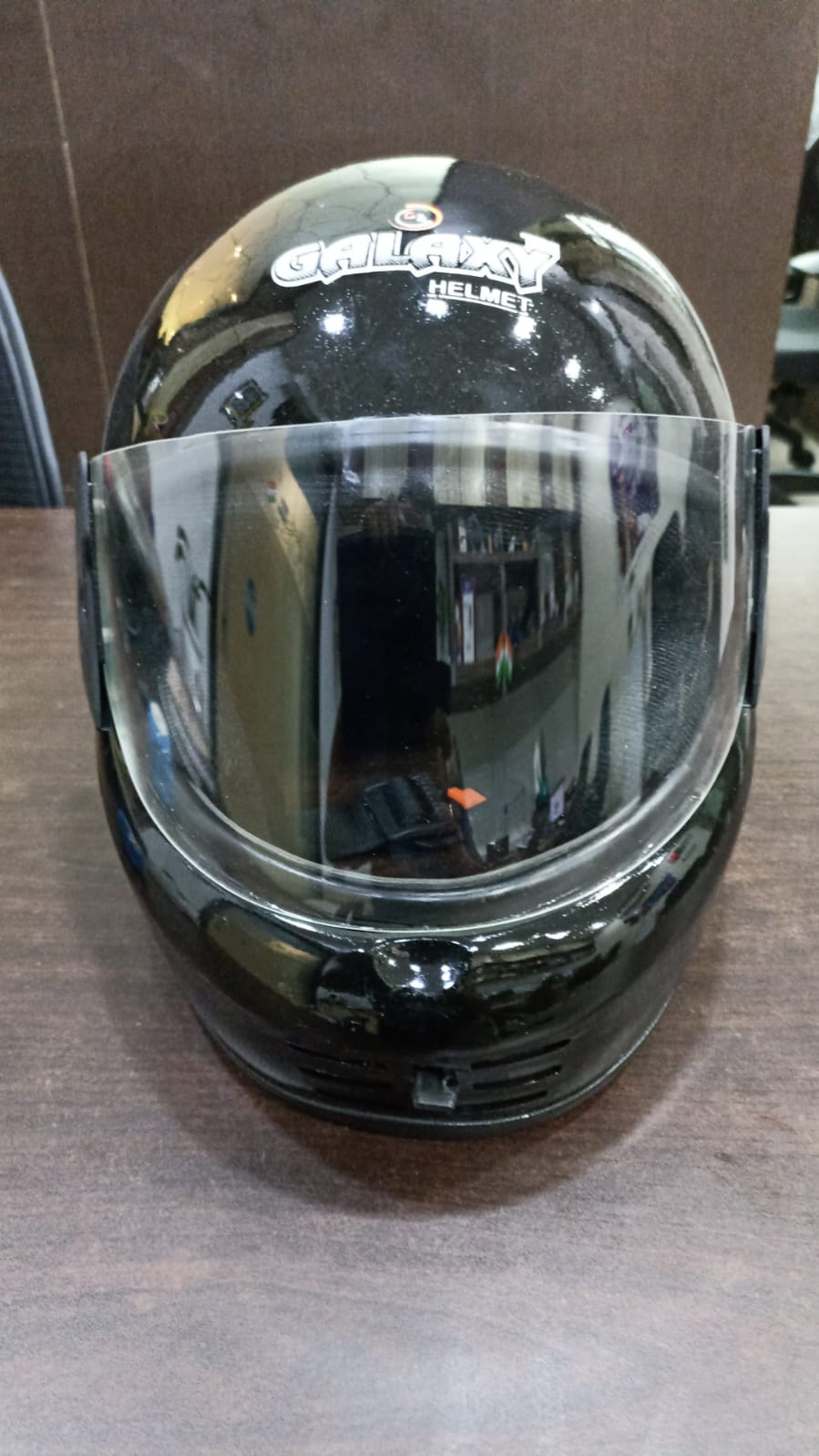 GALAXY Great ( isi approved ) Motorbike Helmet (Black)