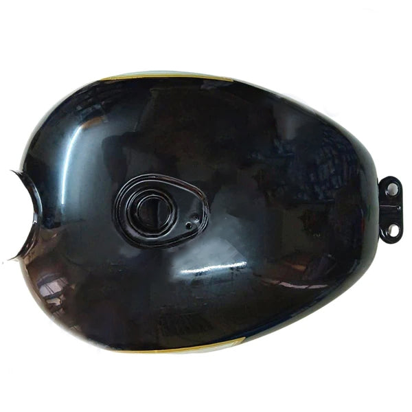 Ensons Petrol Tank for Royal Enfield Bullet 350 BS4 With ABS | Balck With Sticker | Apr 2017 to Mar 2020 Model