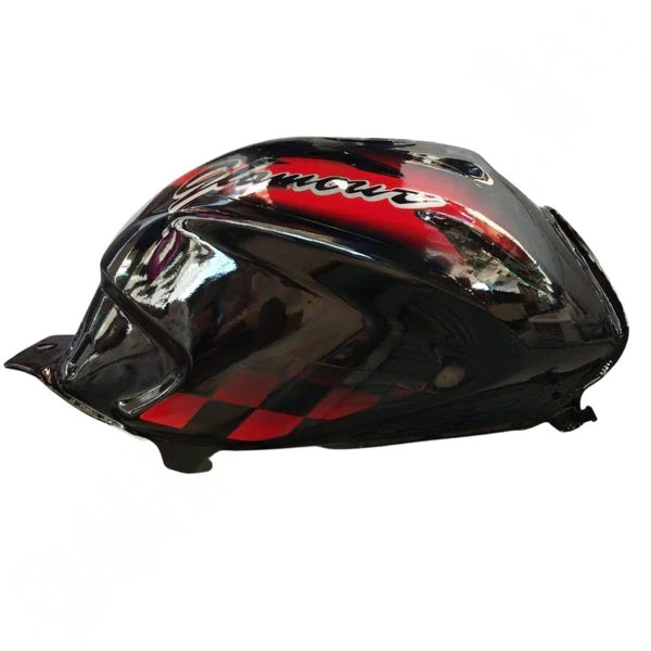 Ensons Petrol tank For Glamour Type 2 ( Black / Red )