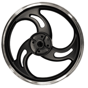 Parado Alloy wheels Classic single disc 3S full black with cnc inside