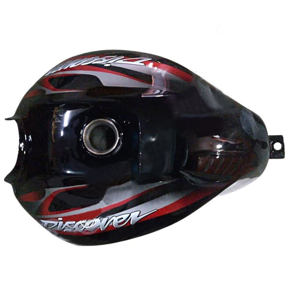 Petrol Tank for Bajaj Discover 125M / 100M (Black/Red)