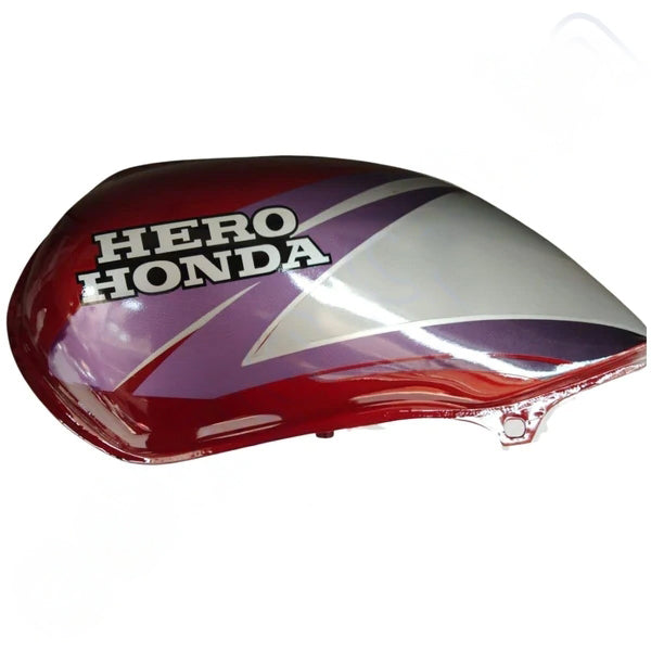 Ensons Petrol Tank for Hero Passion Plus (Red/Purple)