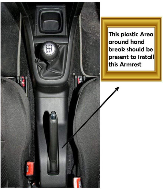 Honda Amaze New Car Armrest with Glass Holder & Ash Tray Beige & Chrome