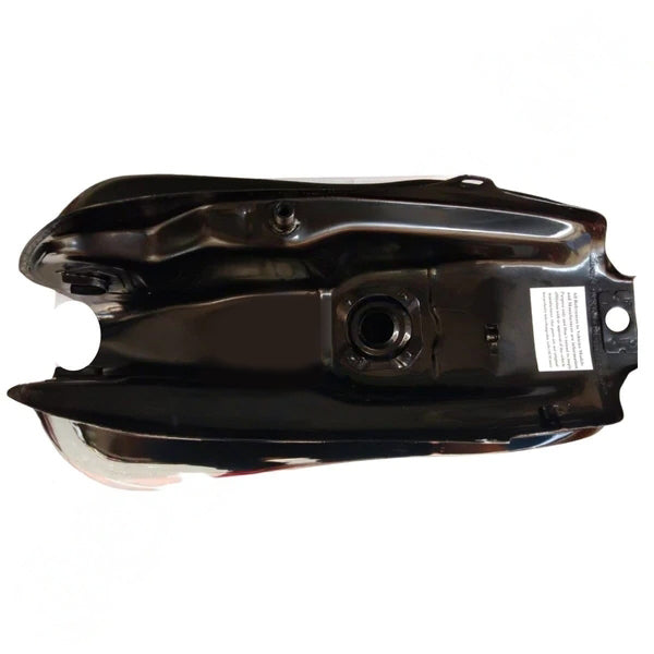 Ensons Petrol Tank for Hero Passion Plus (Black/Red)