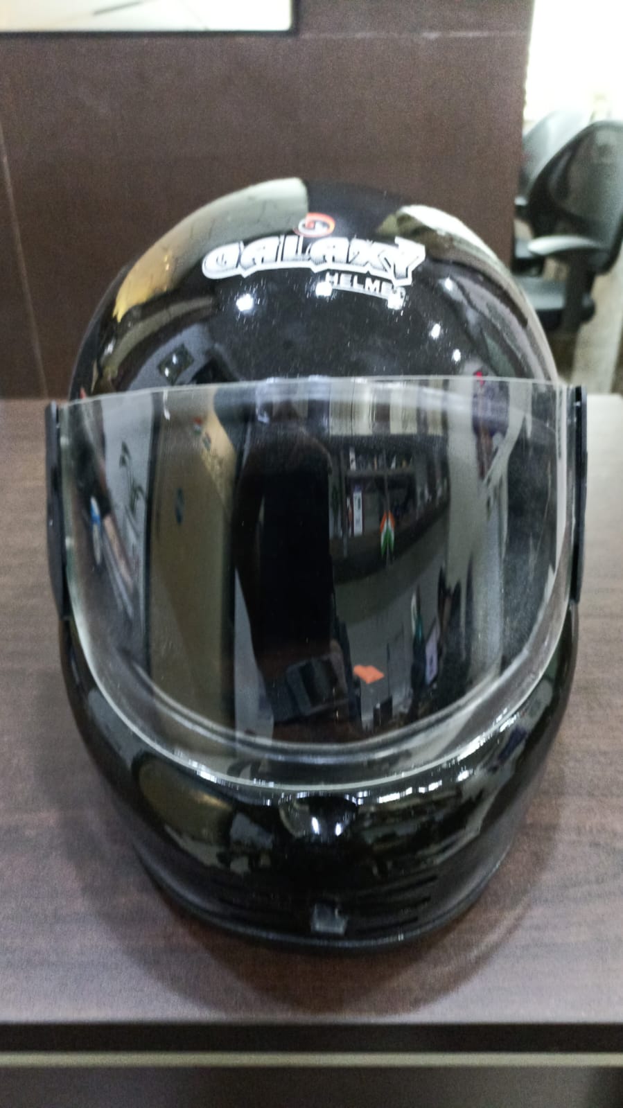 GALAXY Great ( isi approved ) Motorbike Helmet (Black)