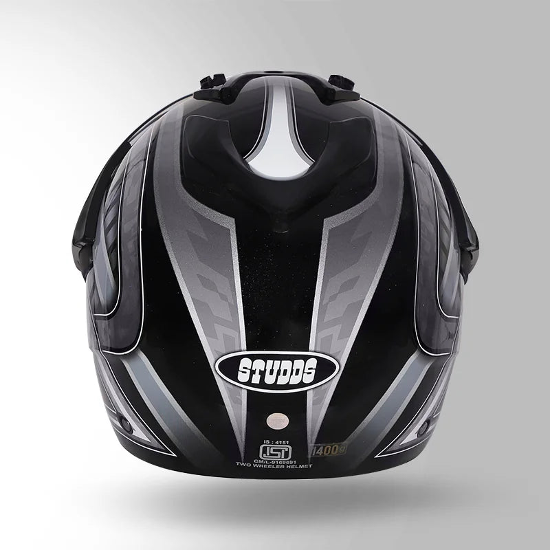 STUDDS - MOTOCROSS D2 DECOR BLACK & GREY