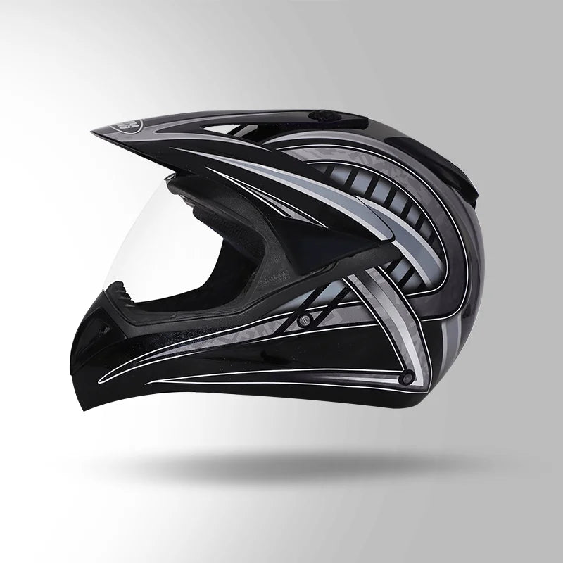 STUDDS - MOTOCROSS D2 DECOR BLACK & GREY