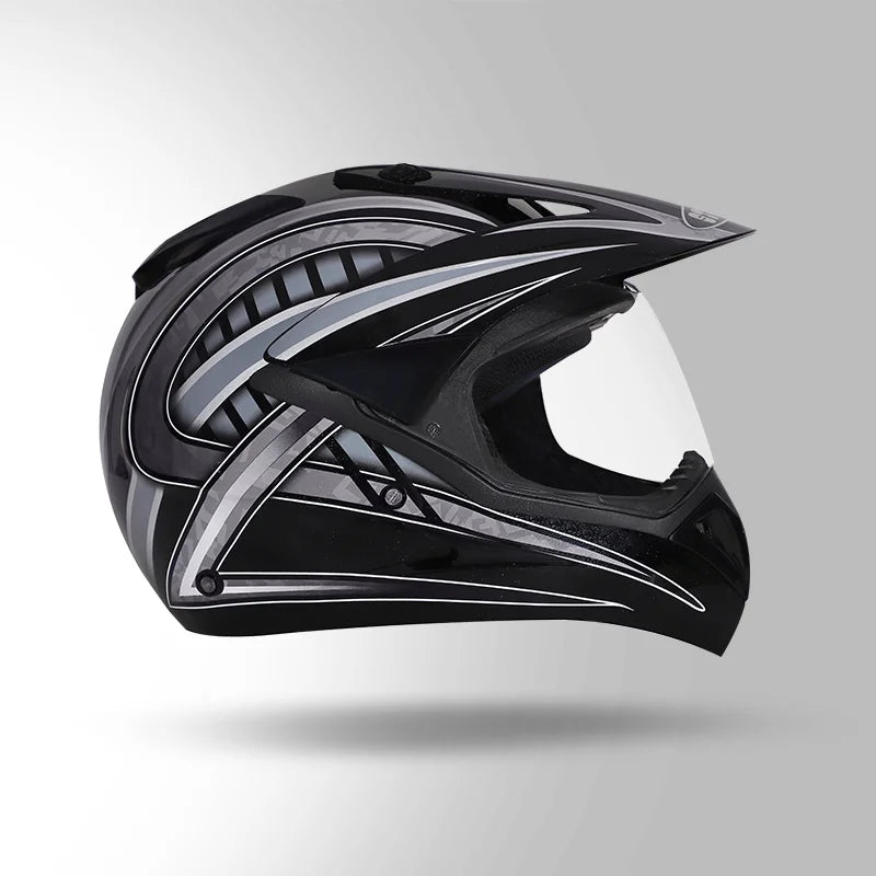 STUDDS - MOTOCROSS D2 DECOR BLACK & GREY