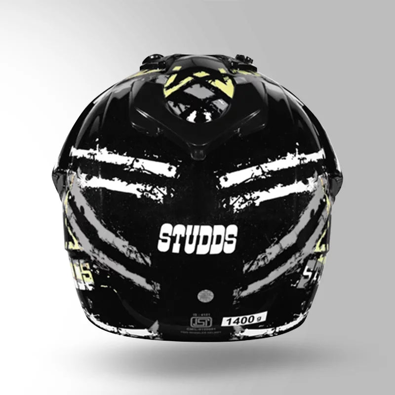 STUDDS - MOTOCROSS D5 DECOR BLACK & GREY