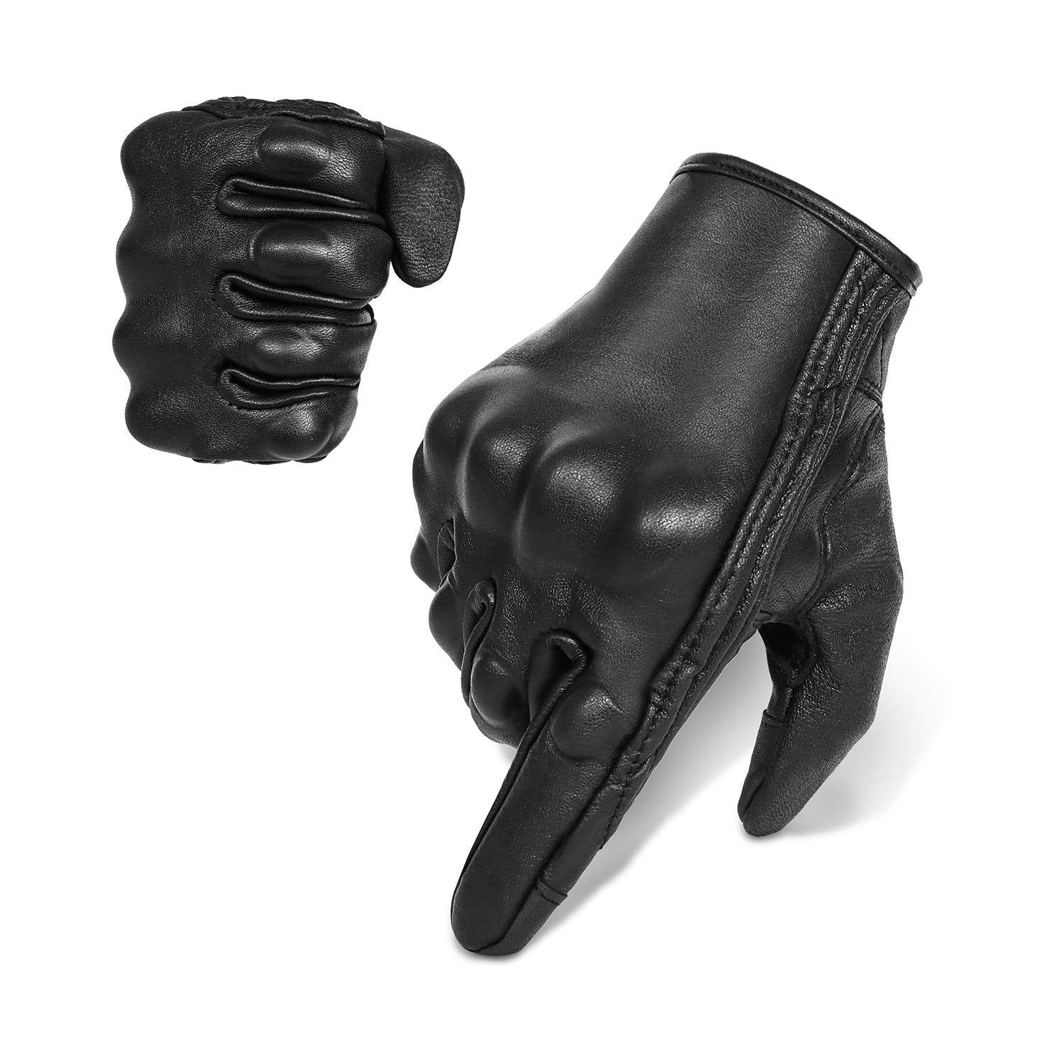 MOTORCYCLE RIDING GLOVES FOR MEN Full Finger Black ragillyspare