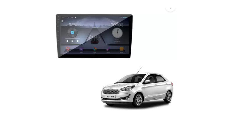 Ford Figo Aspire Ford Figo Android Player Car Stereo Ford Figo Aspire-9 Inch HD Android 12 -Gorilla Glass IPS Display Car Stereo (Double Din)