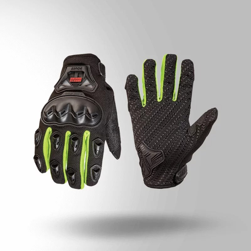 STUDDS - SMG 6 RIDING GLOVES FLOURESCENT GREEN