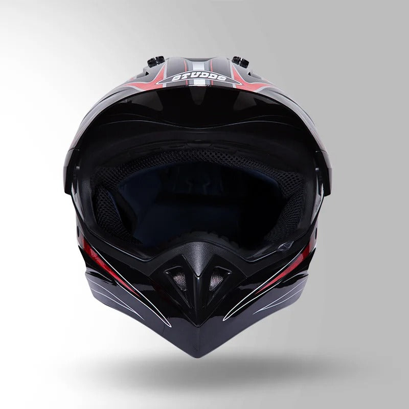 STUDDS - MOTOCROSS D2 DECOR BLACK & RED