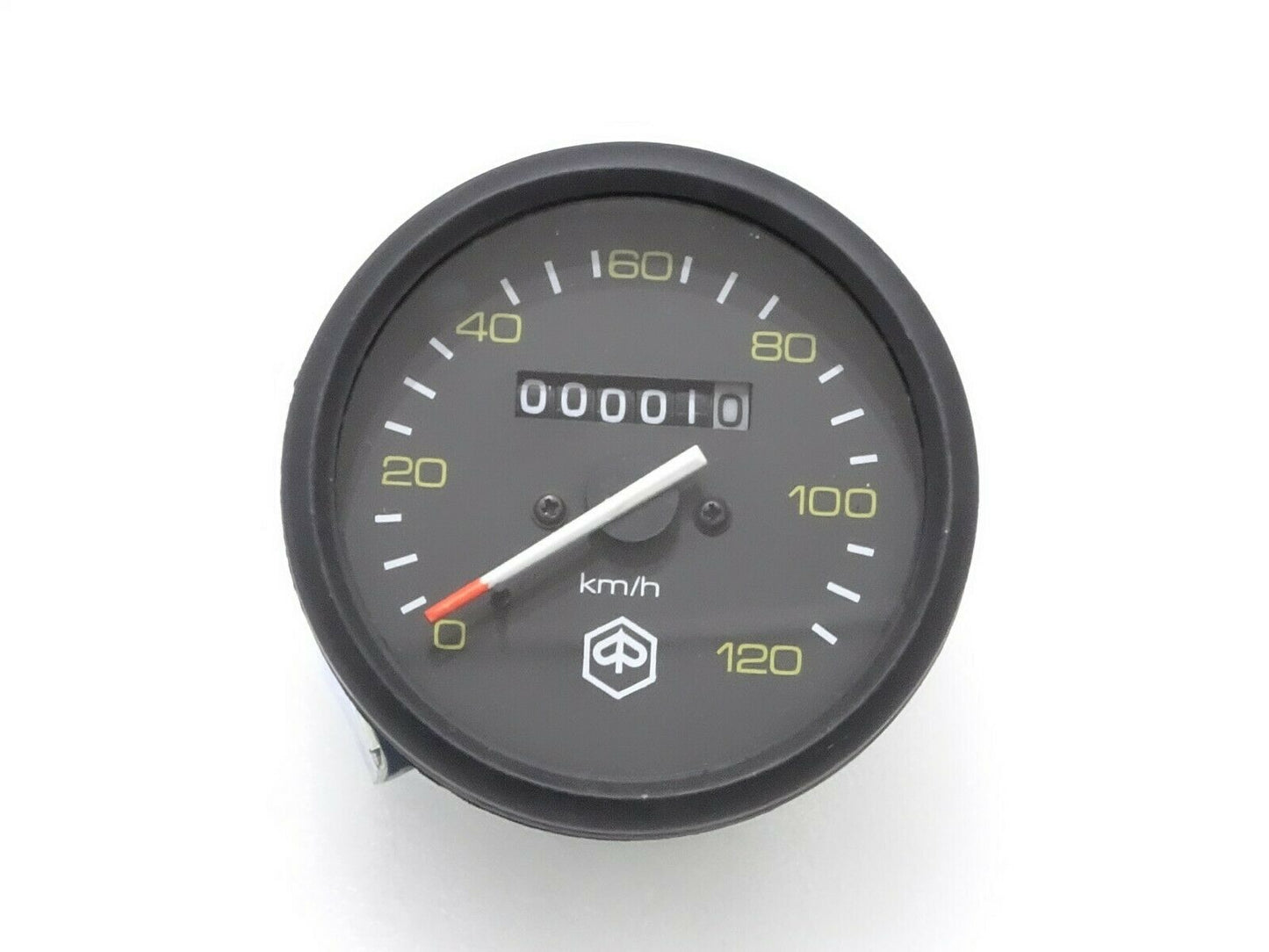VESPA PX SPEEDOMETER 0-120 KMPH BLACK PX 150
