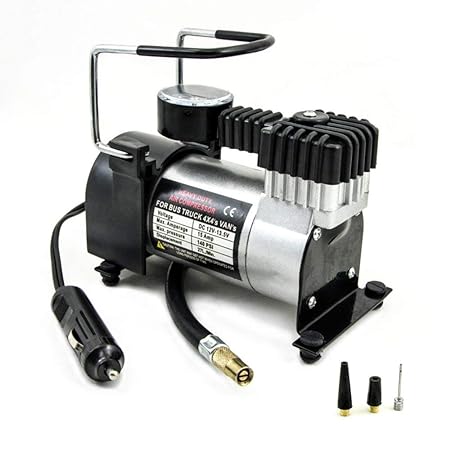 YFXOHAR Tyer Inflator 150 PSI Heavy Duty Air Compressor 12V DC Power with Fast Infation for Bus,Truck,4x4's Van,RV's,Car
