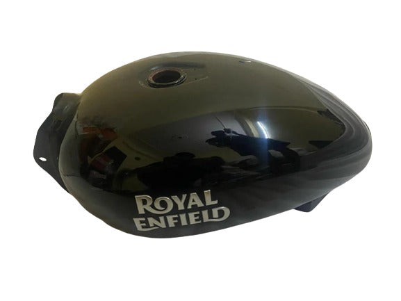 Royal Enfield Electra Petrol Fuel Tank Black ragillyspare