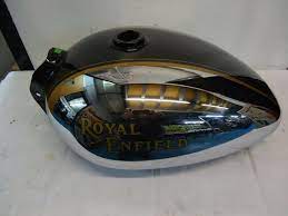 Petrol/ Fuel Tank Assembly With Sticker For Royal Enfield Machismo Electra (OEM) (Black)