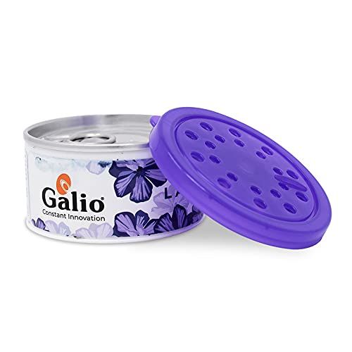 Galio Car Air Freshener Lavender Gel Based (65g-Pack of 2)