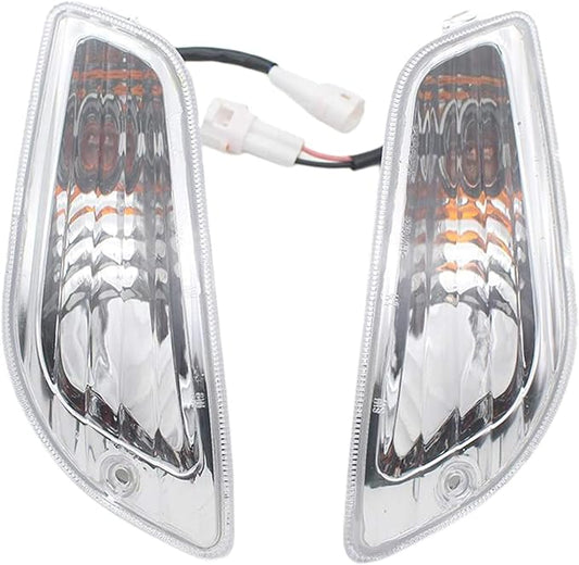 LN MART Motorcycle Front Turn Signal Light,Indicator Blinker Lamp,Compatible with Vespa LX 50 150 Accessories, Easy Installation