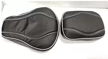 ANK BULLET Stylish Seat Cover Black for Classic , Classic Desert Storm. Split Bike Seat Cover For Royal Enfield Classic