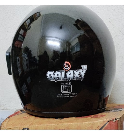 GALAXY Great ( isi approved ) Motorbike Helmet (Black)