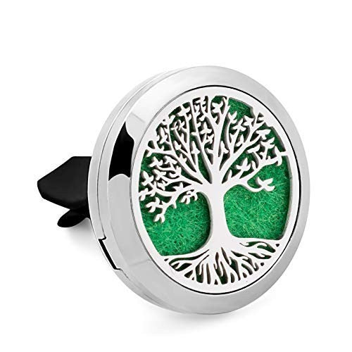 Gladden Aromatherapy Essential Oil Diffuser Car Diffuser Vent Clip 30mm Stainless Steel Car Diffuser Locket Air Freshener