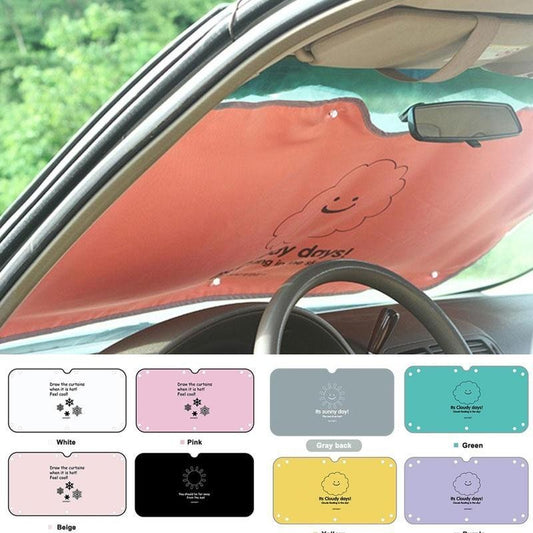 Car Sun Protector Side Window Sunshade Curtain Summer Adjustable Sunscreen Baby Shade Solar UV Foils Color 5