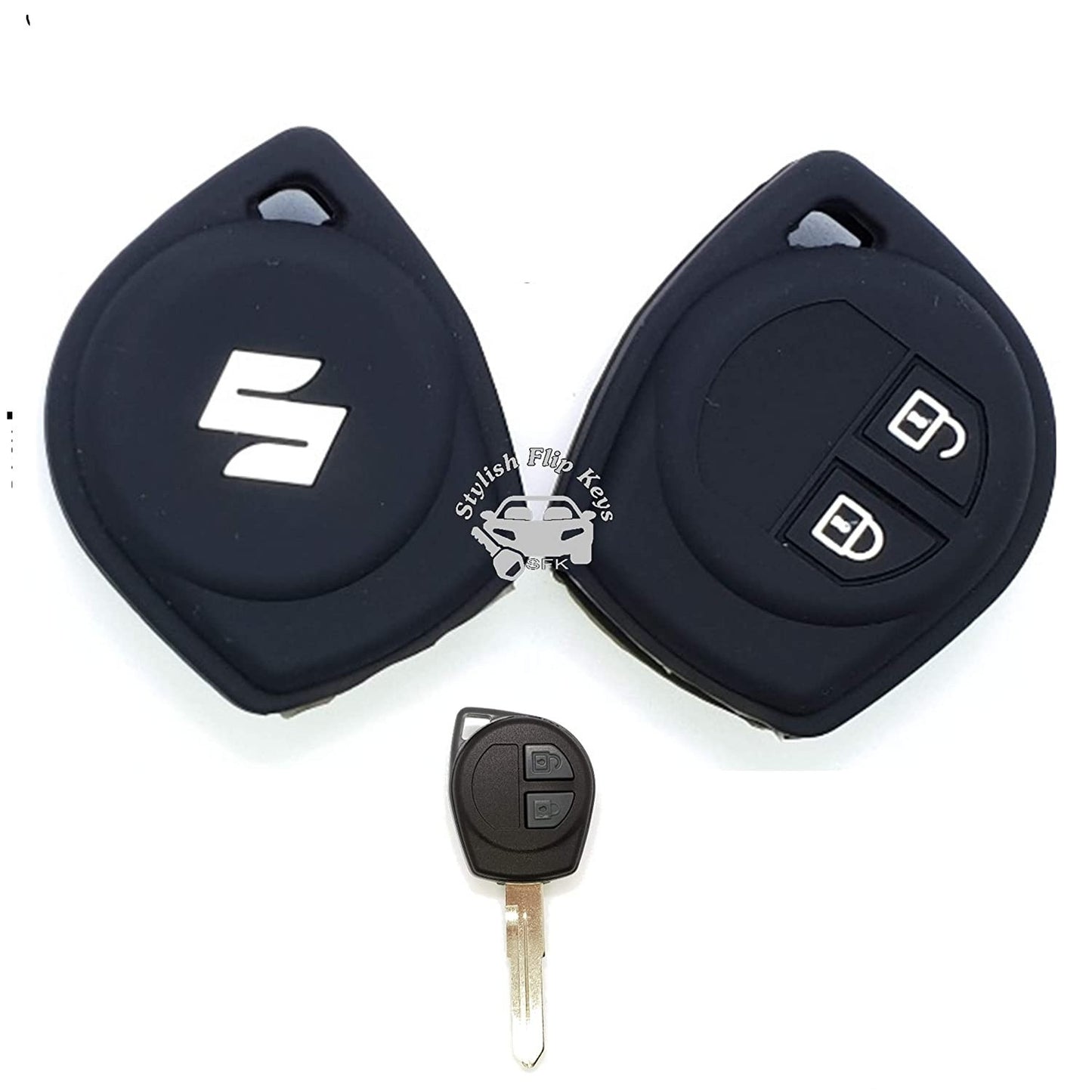 Maruti Suzuki Stylish Flip Keys Silicone remote Key Cover