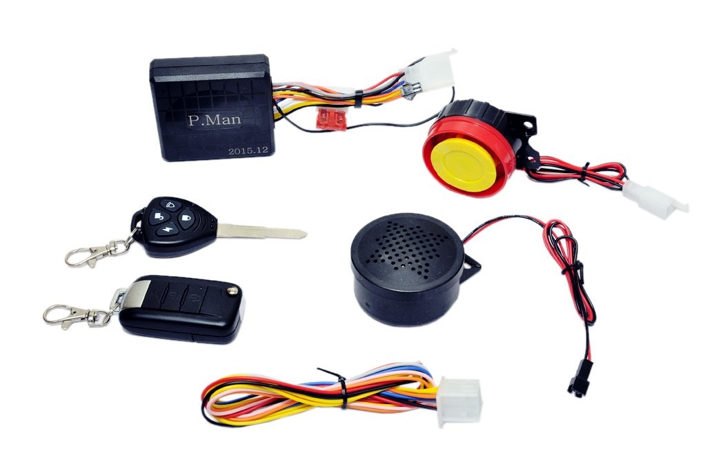 PETROX WV001RCA0140 Anti-Theft Security System Alarm with Folding Remote