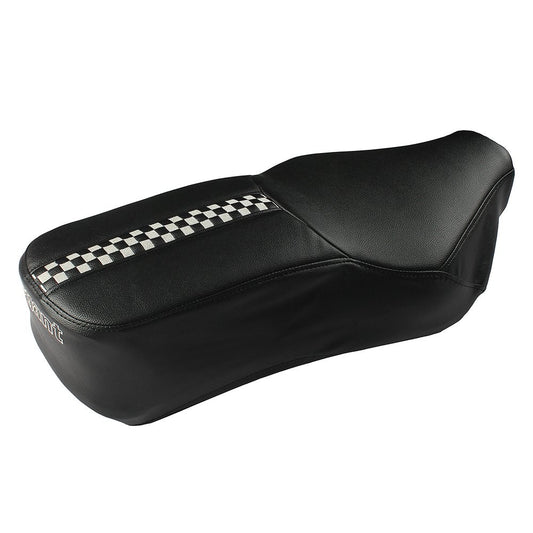 VP1 Style Bike Seat Cover Black and White for Royal Enfield Bullet 350 with One Year Warranty