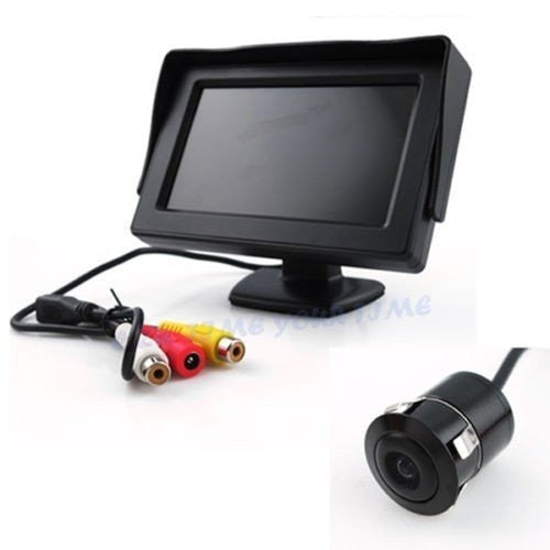 Autotrends Combo of Car Rear View Kit and TFT LCD Monitor with Car Reversing Camera