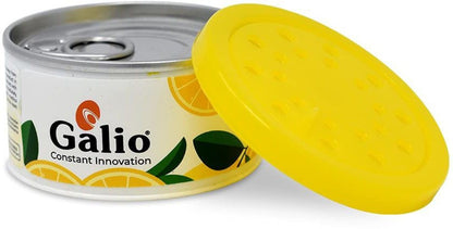 Galio Car Air Freshener Lemon Gel Based combo(65g-Pack of 2 )