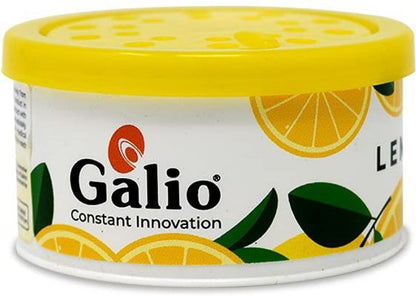 Galio Car Air Freshener Lemon Gel Based combo(65g-Pack of 2 )
