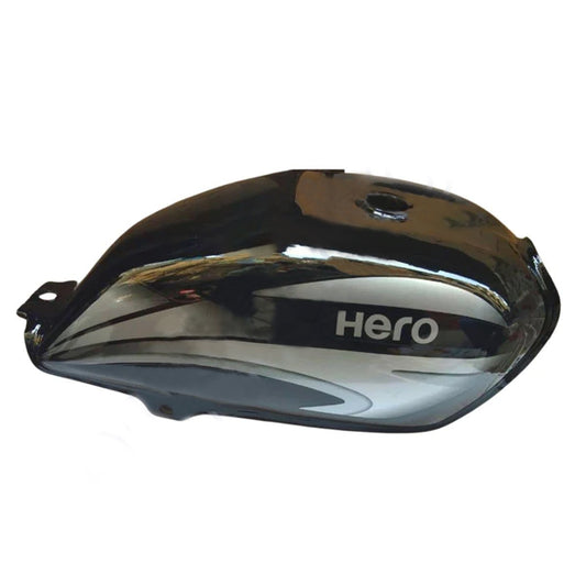 Petrol Tank for Hero Splendor Pro 2016 BS4 (Black/Grey)