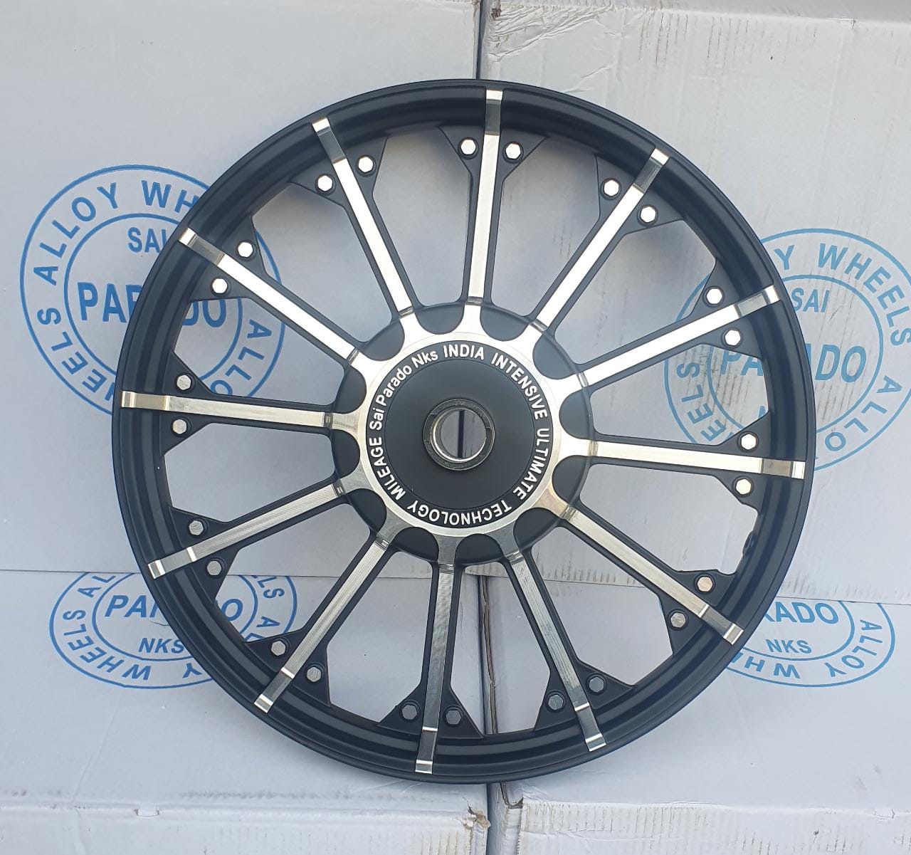 Parado Alloy wheels Classic single disc 12 spokes cnc cut