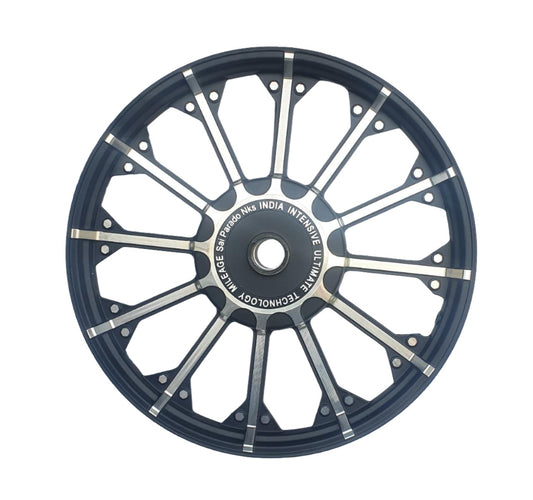 Parado Alloy wheels Classic single disc 12 spokes cnc cut