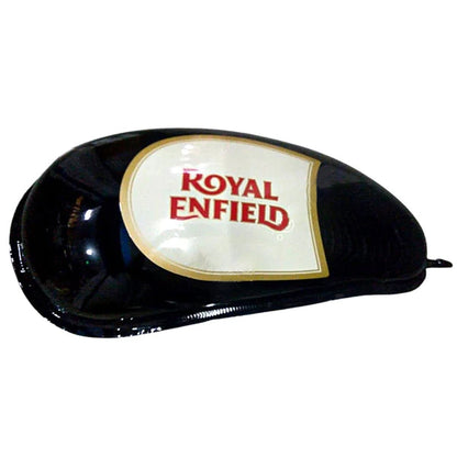 Ensons Petrol Tank for Royal Enfield Bullet 350  BS4 | Black with Sticker |Apr 2017 to Mar 2020 Models