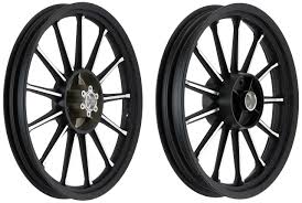 Parado Alloy wheels Classic single disc 13 spokes full black