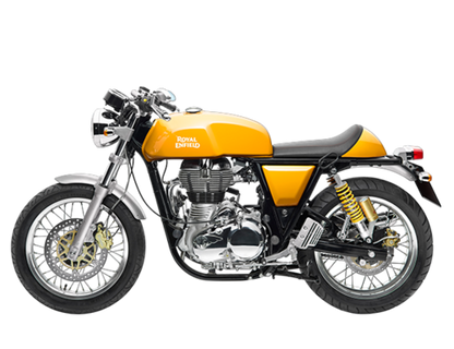 Petrol/ Fuel Tank Assembly With Sticker For Royal Enfield Continental GT (OEM) (Yellow)