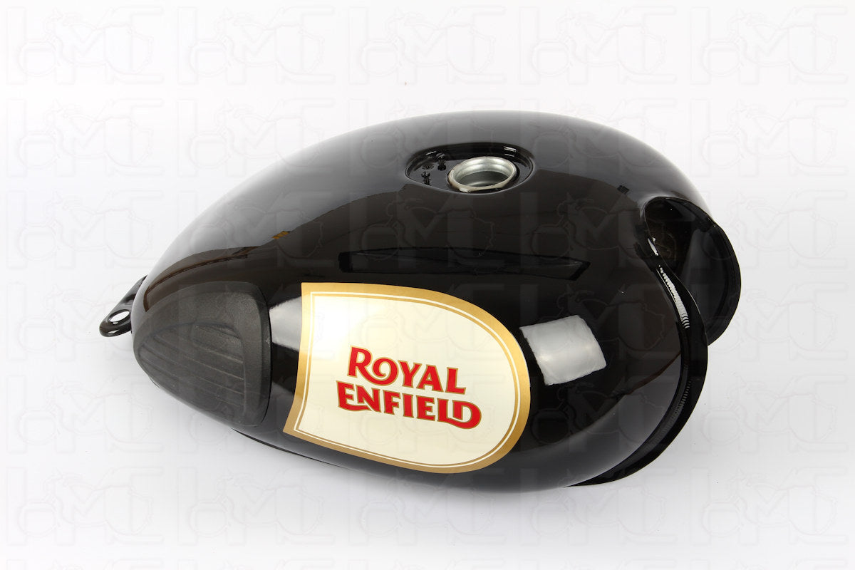 Petrol/ Fuel Tank Assembly With Sticker For Royal Enfield Classic 500 (OEM) (Black)