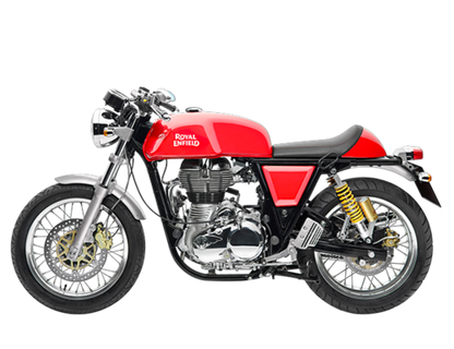 Petrol/ Fuel Tank With Sticker For Royal Enfield Continental GT 535 (OEM) (Red)