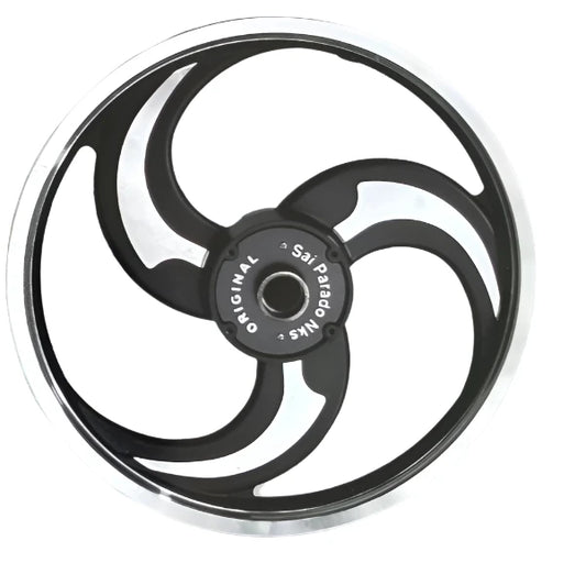 3 S Blade Model Black Alloywheel For Double Disc