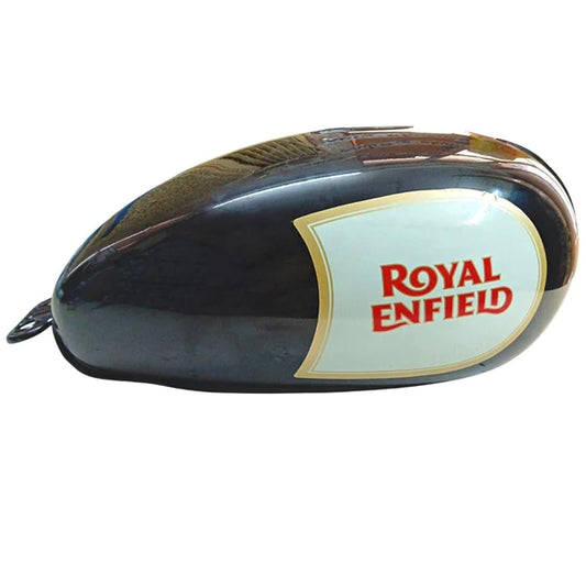 Ensons Petrol Tank for Royal Enfield Bullet 350  BS4 With ABS | Balck With Sticker | Apr 2017 to Mar 2020 Model