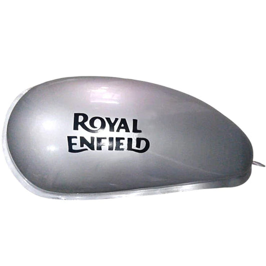 Ensons Petrol Tank for Royal Enfield Bullet 350  BS4 | Shining Silver Colour| Apr 2017 to Mar 2020 Models