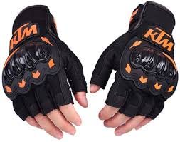 Bike Riding Half Finger KTM Gloves size M