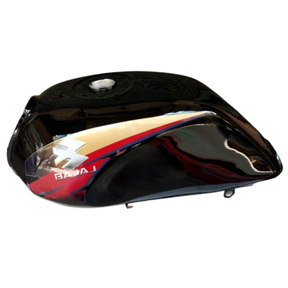 Petrol Tank for Bajaj Caliber 115  (Black/Red )