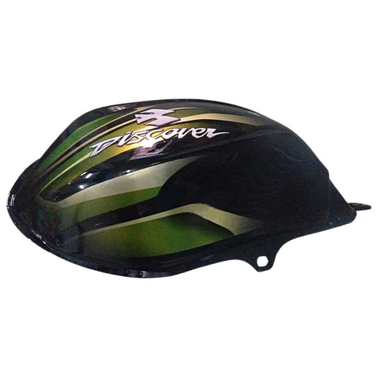 Petrol Tank for Bajaj Discover 100 / 125 New Model / 150 ( Black / Golden 3D )