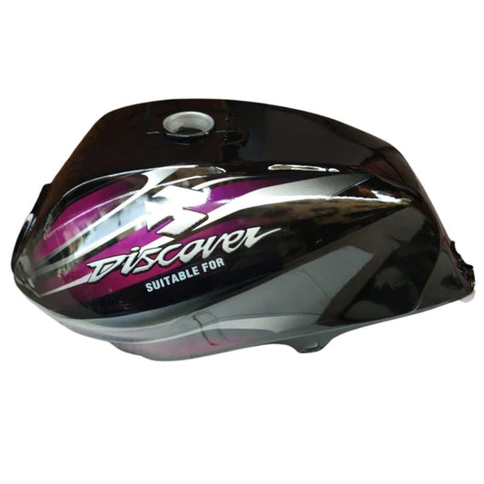 Petrol Tank for Bajaj Discover 100 /125 New Model / 150 (Black/Purple)