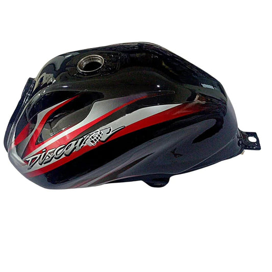 Petrol Tank for Bajaj Discover 125ST / 100T (Black/Red)